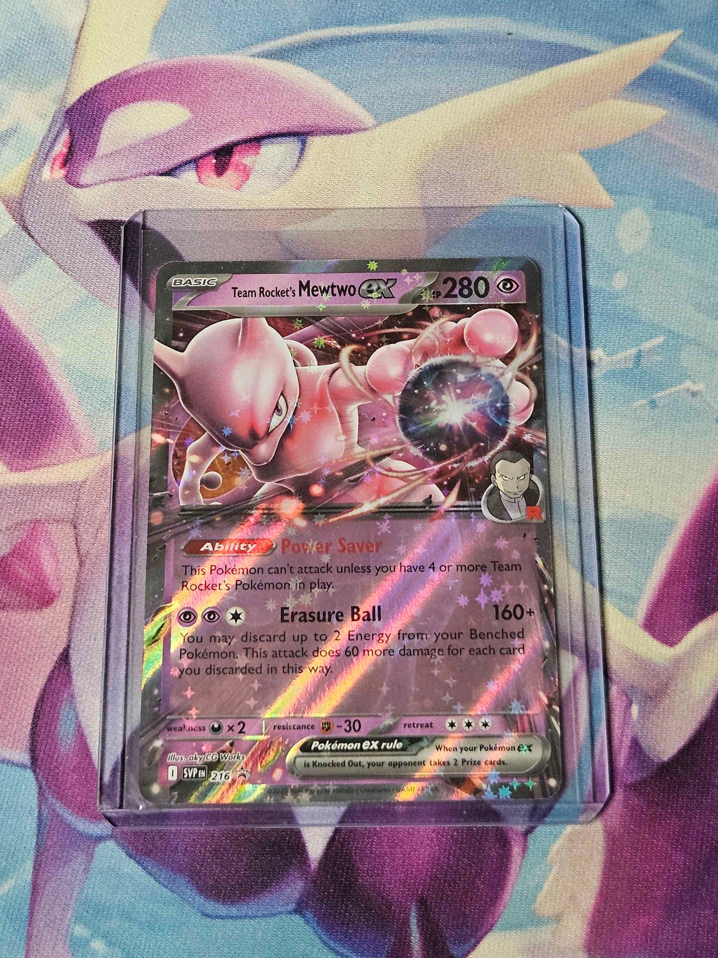 Team Rocket's Mewtwo ex - 216 - Scarlet & Violet Promo