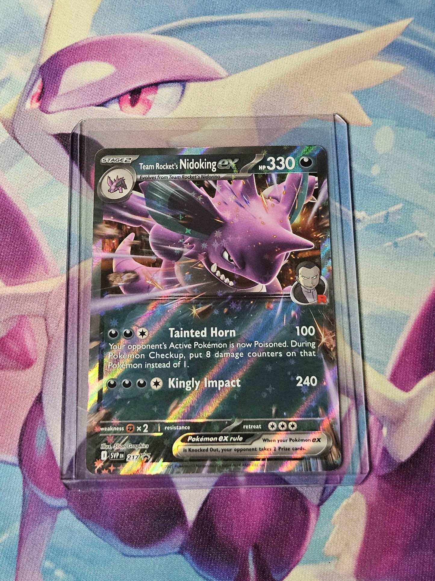 Team Rocket's Nidoking ex - 217 - Scarlet & Violet Promo