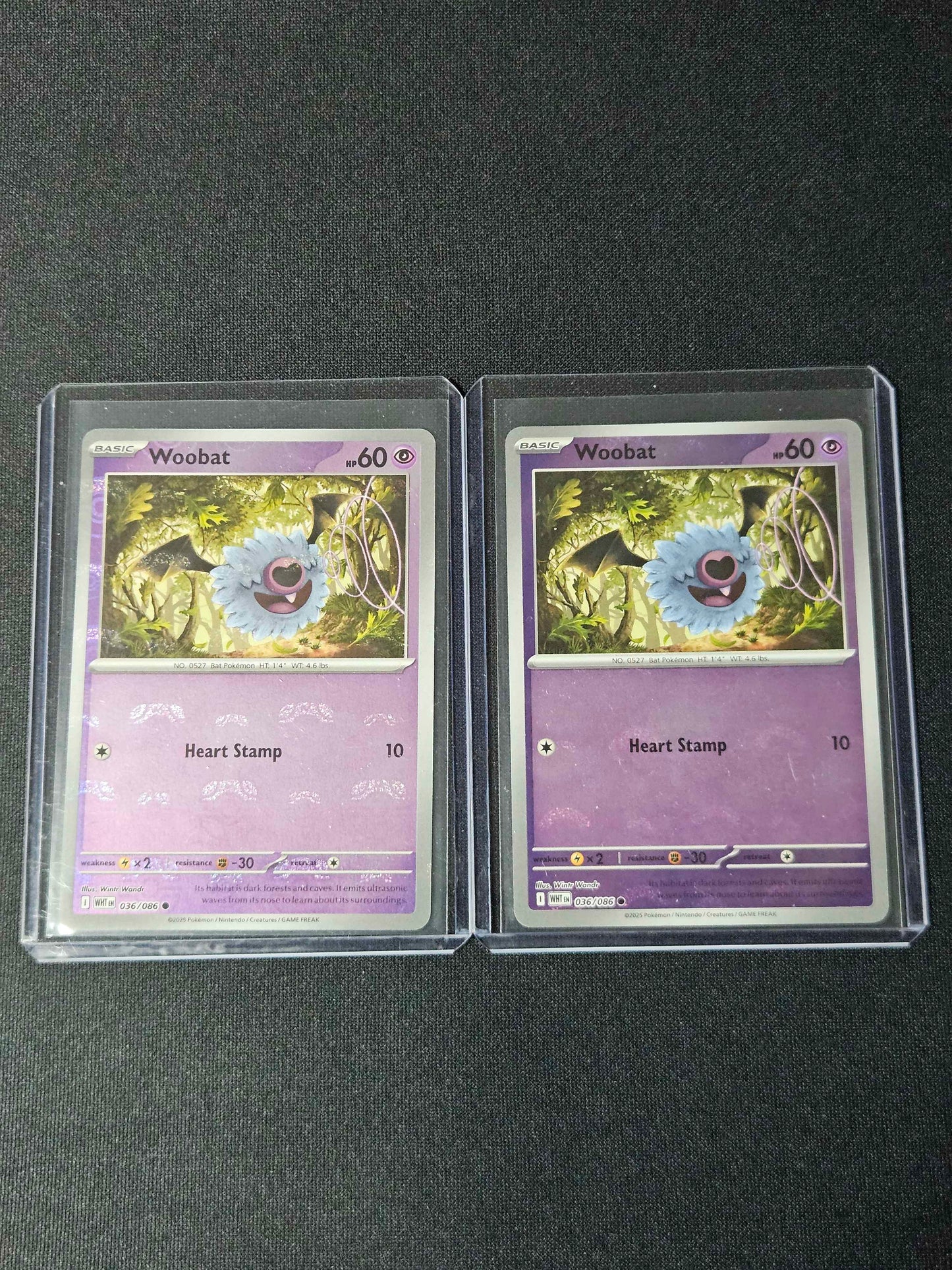 Woobat (Pokeball & Masterball) - 036/086 - White Flare