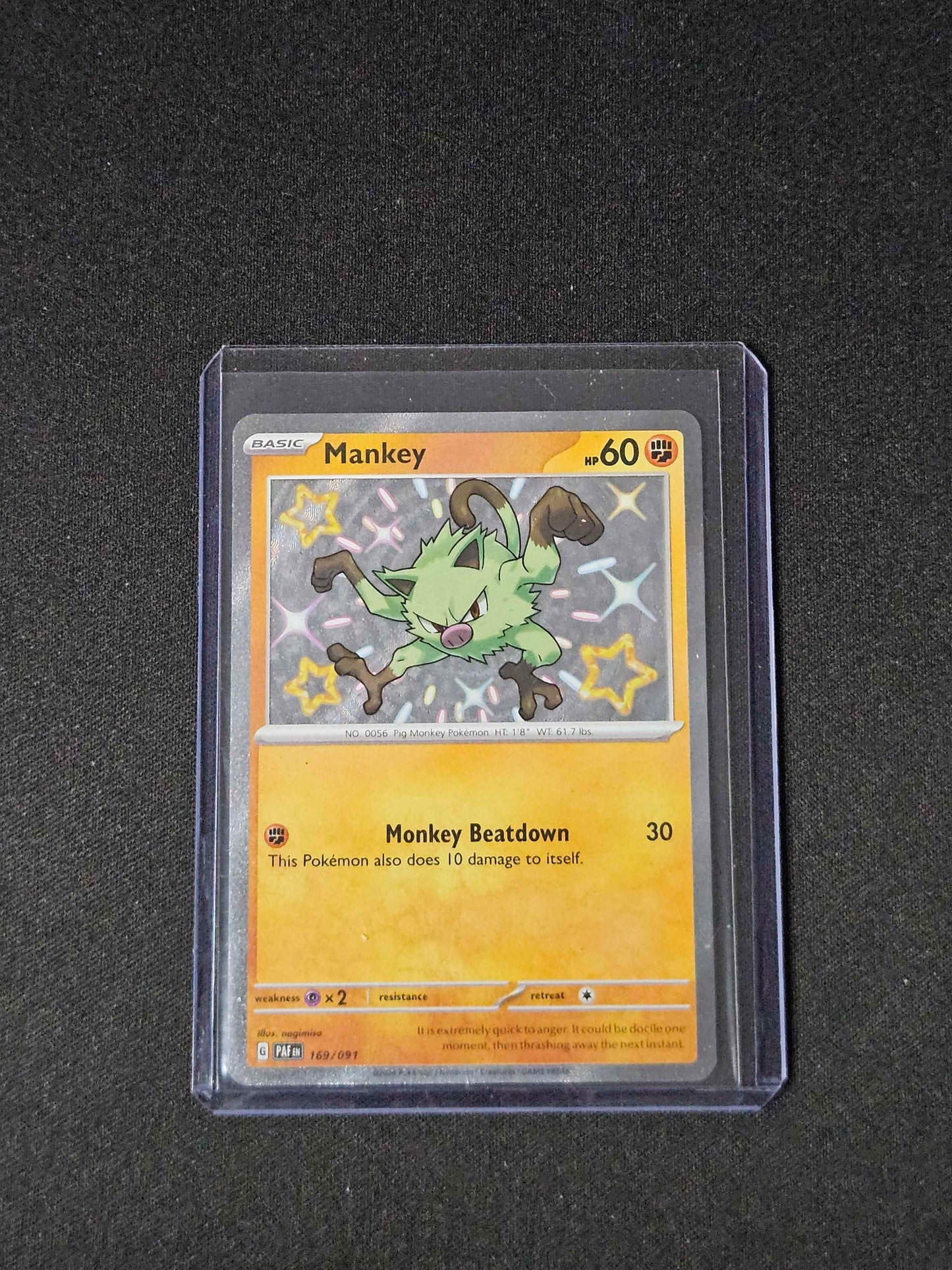 Mankey - 169/091 -  Paldean Fates