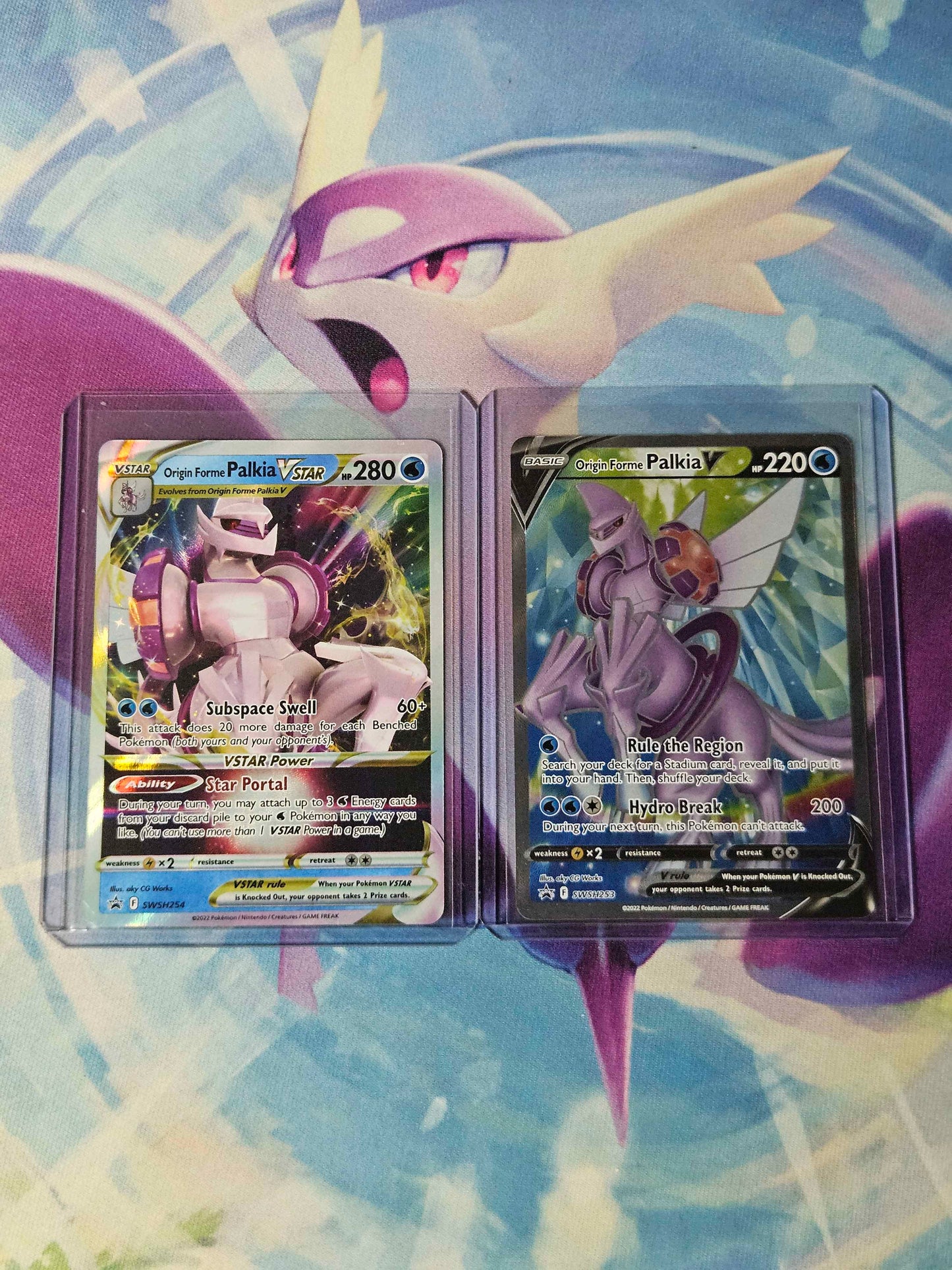 Origin Forme Palkia V & VSTAR Promo Set