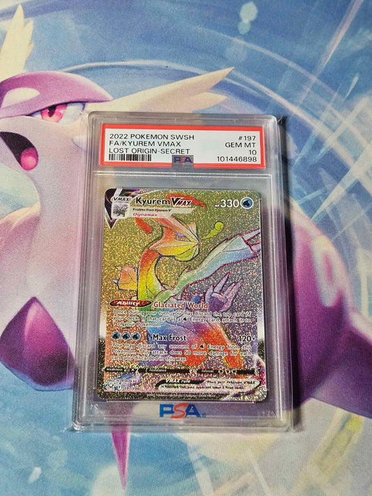 Kyurem VMAX - 197/196 - Lost Origin PSA 10