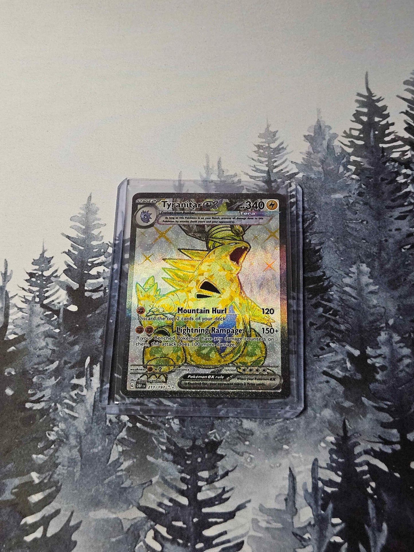 Tyranitar ex - 211/197 - Obsidian Flames