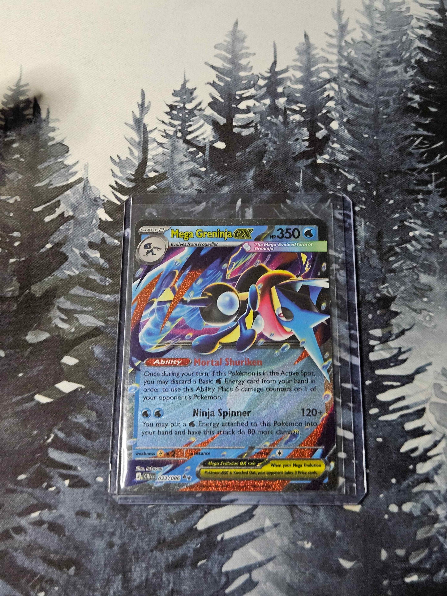 Mega Greninja ex - 022/086 - Chaos Rising