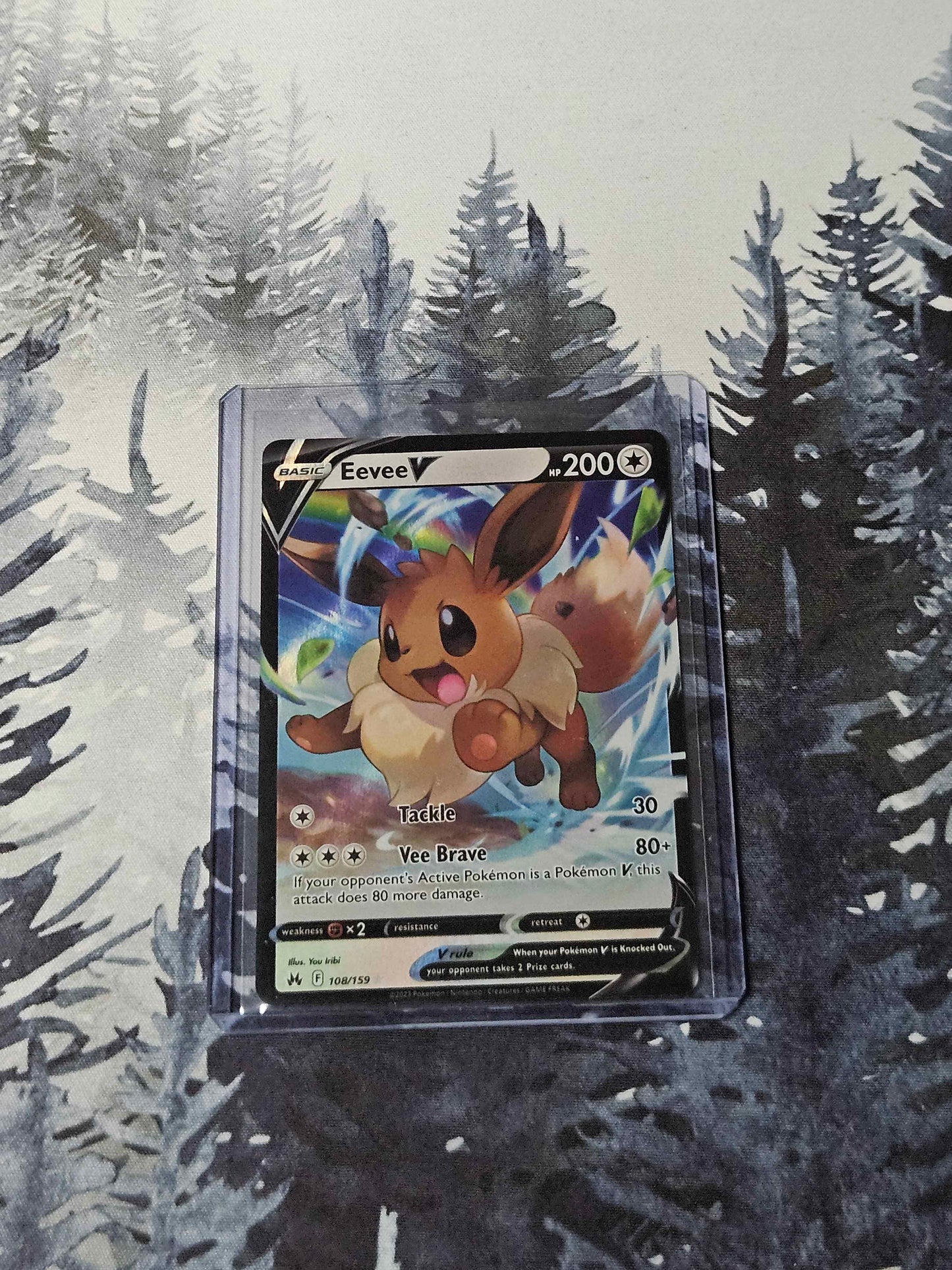 Eevee V - 108/159 - Crown Zenith