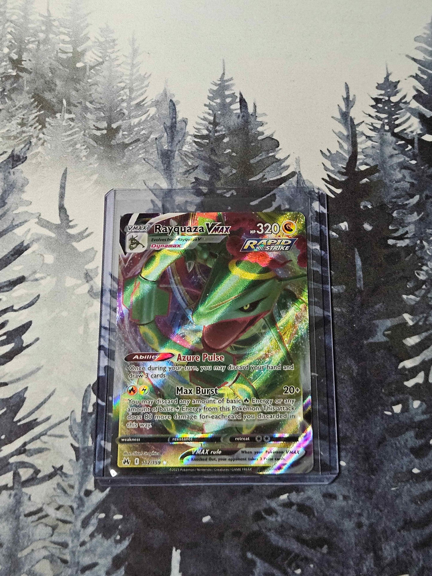 Rayquaza VMAX - 102/159 - Crown Zenith