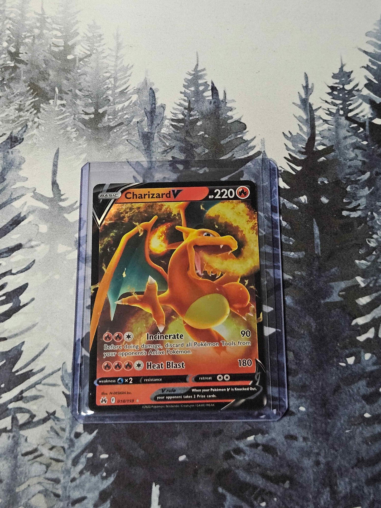 Charizard V - 018/159 - Crown Zenith