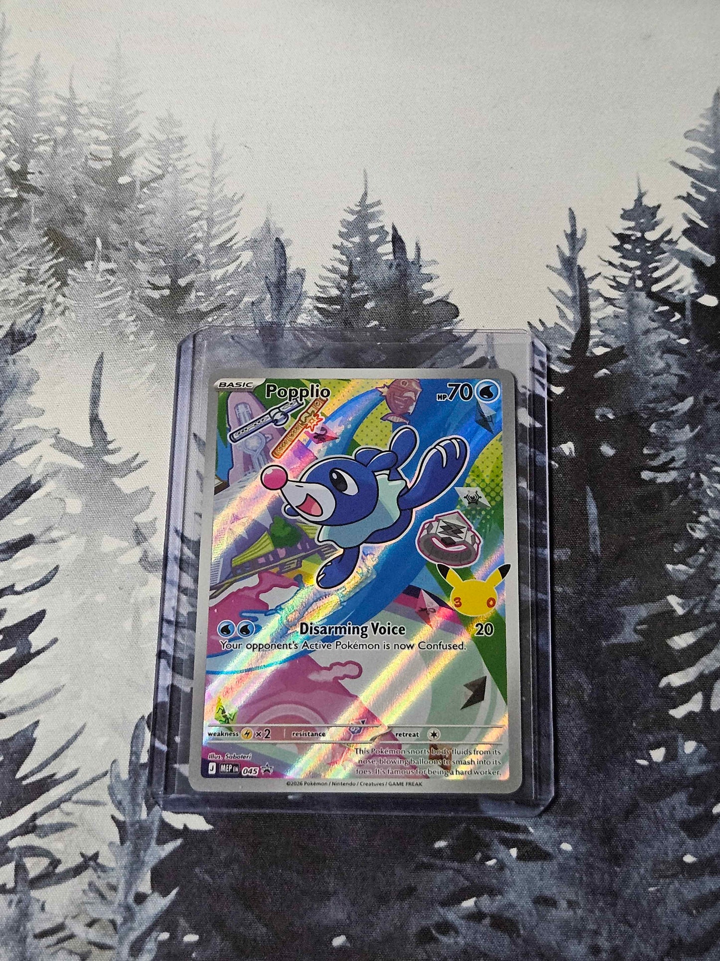 Popplio - 045 - Mega Evolution Promo
