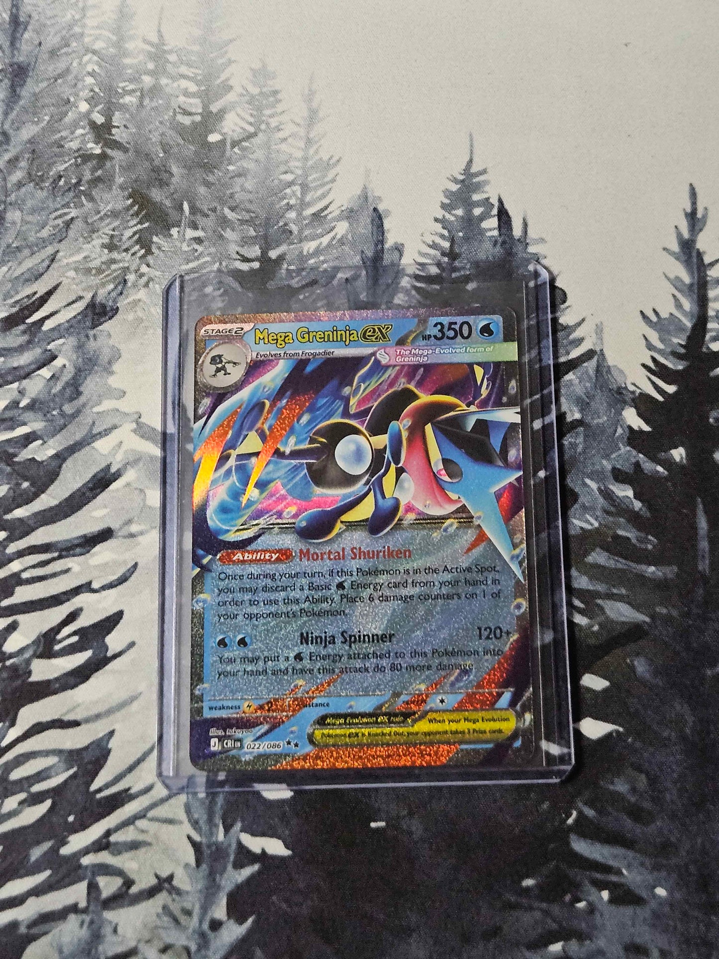 Mega Greninja ex - 022/086 - Chaos Rising