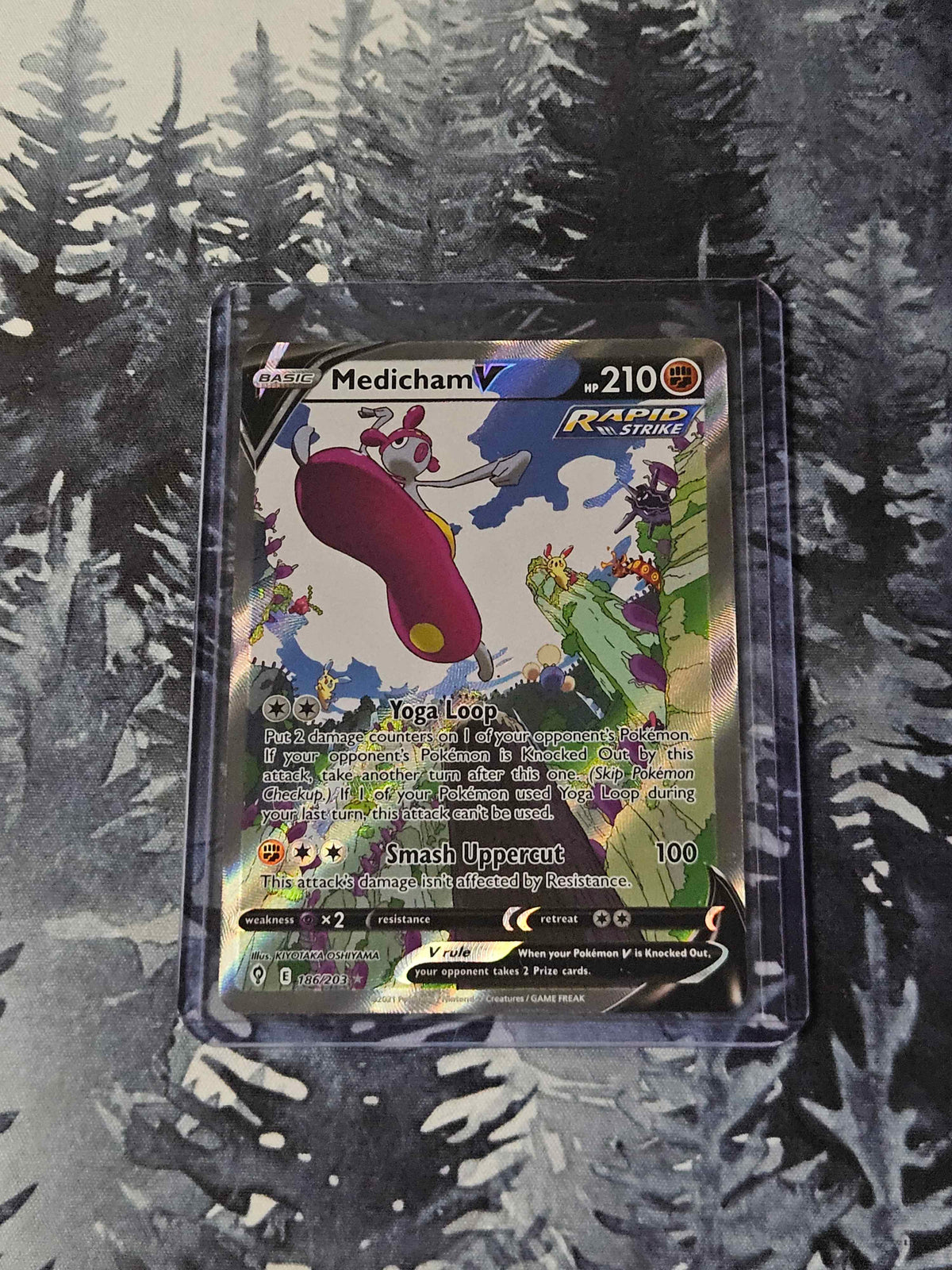 Medicham V (Alternate Full Art) - 186/203 - Evolving Skies