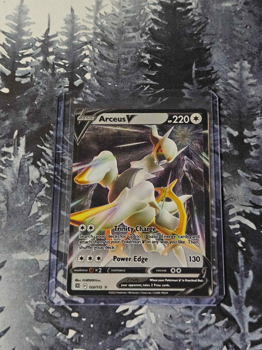 Arceus V - 122/172 (Metal Card) - Brilliant Stars Promo