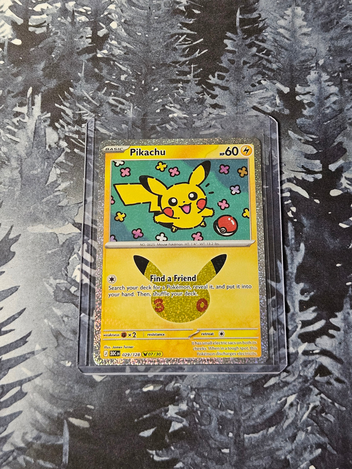 Pikachu #7- 029/128 - 30th Celebration
