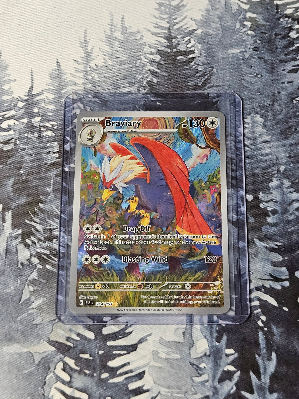 Braviary (LP) - 214/191 - Surging Sparks