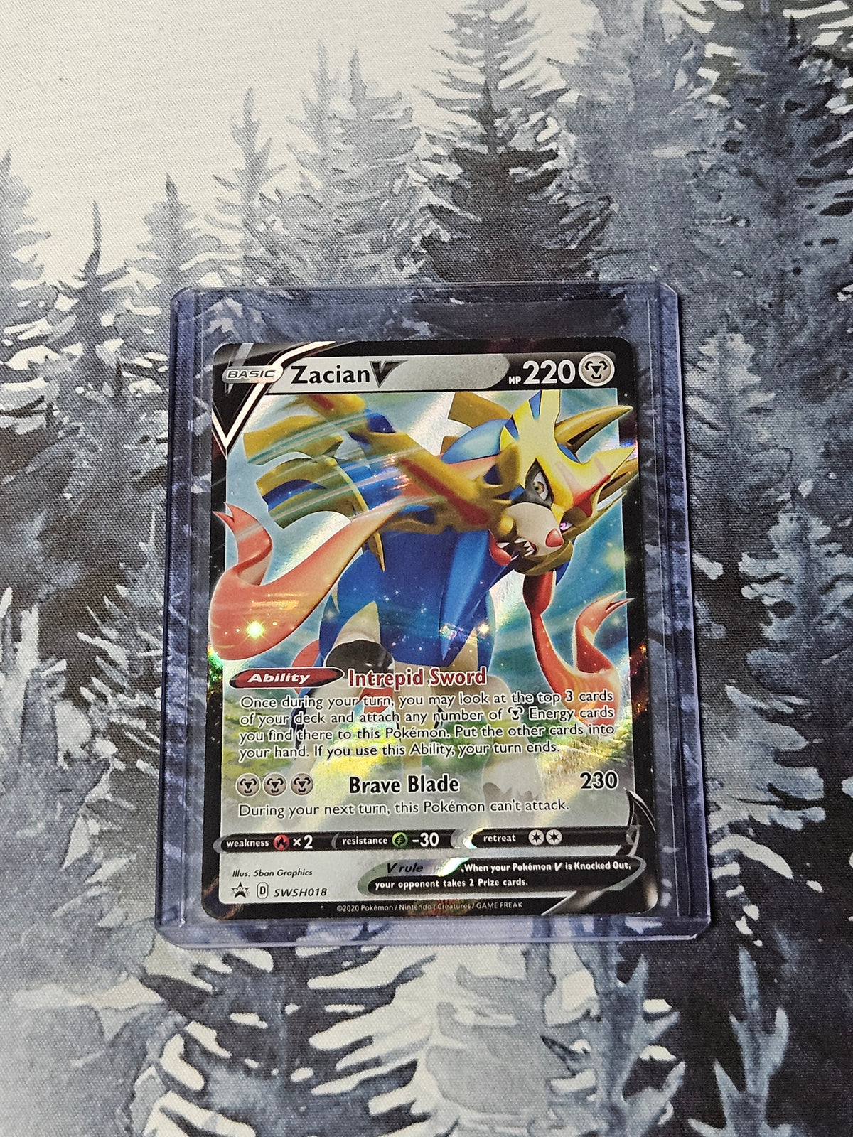 Zacian V - SWSH018 - Sword & Shield Promo