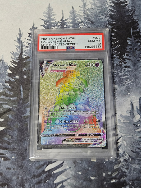 Alcremie VMAX #73 - Shining Fates - PSA 10