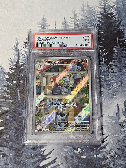 Machoke #177 - 151 - PSA 9