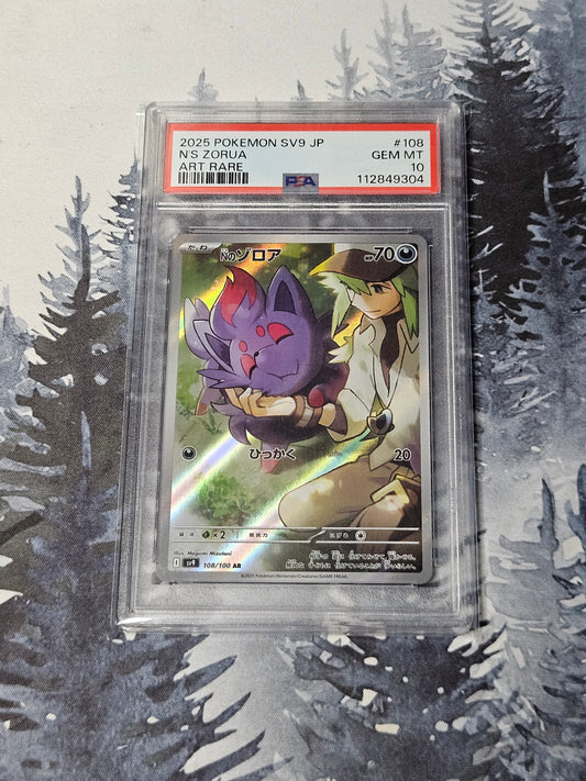 N's Zorua #108 - JPN Battle Partners - PSA 10