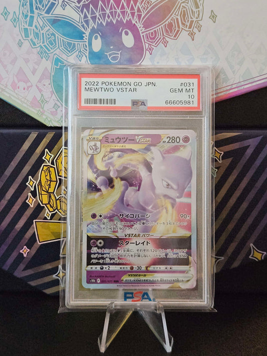 Mewtwo VSTAR - 031/071 - Japanese Pokémon Go PSA 10