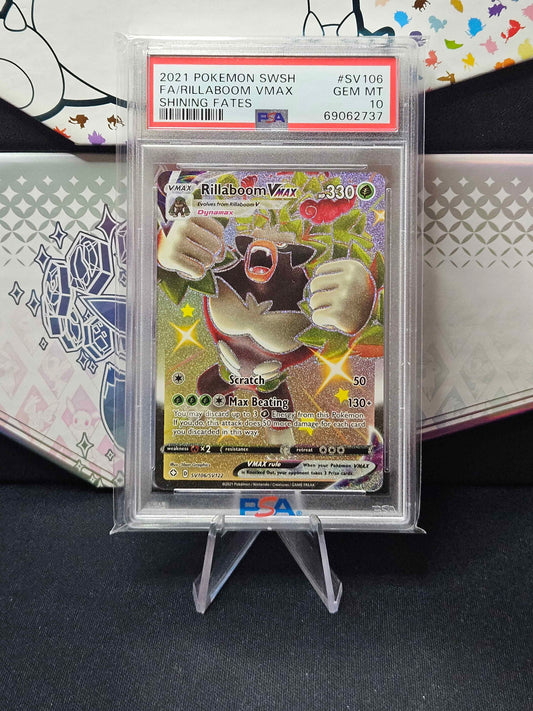 Rillaboom VMAX Shining Fates PSA 10